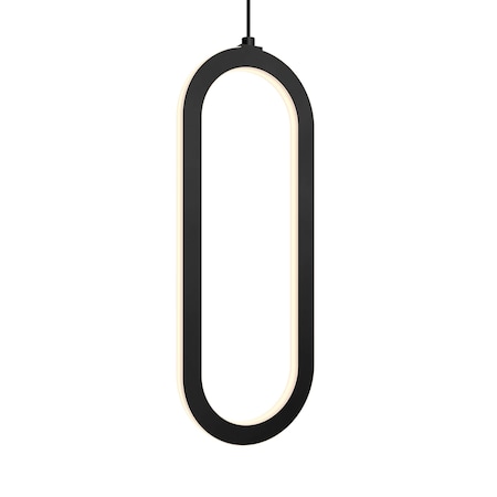 Dals Atom 16 Inch Vertical Pendant, Black FPD-CC-BK